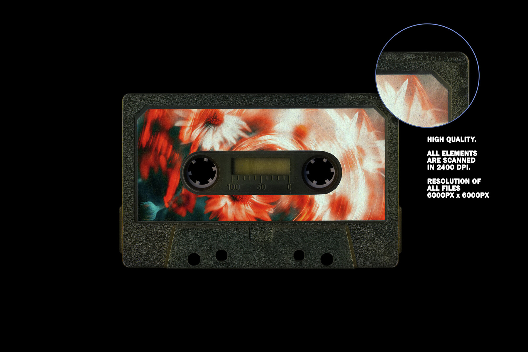 Cassette tape mockups vol 1 9