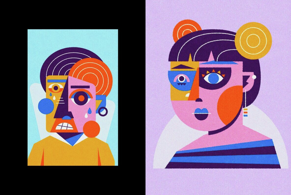 Diffused Print Design Effect 6