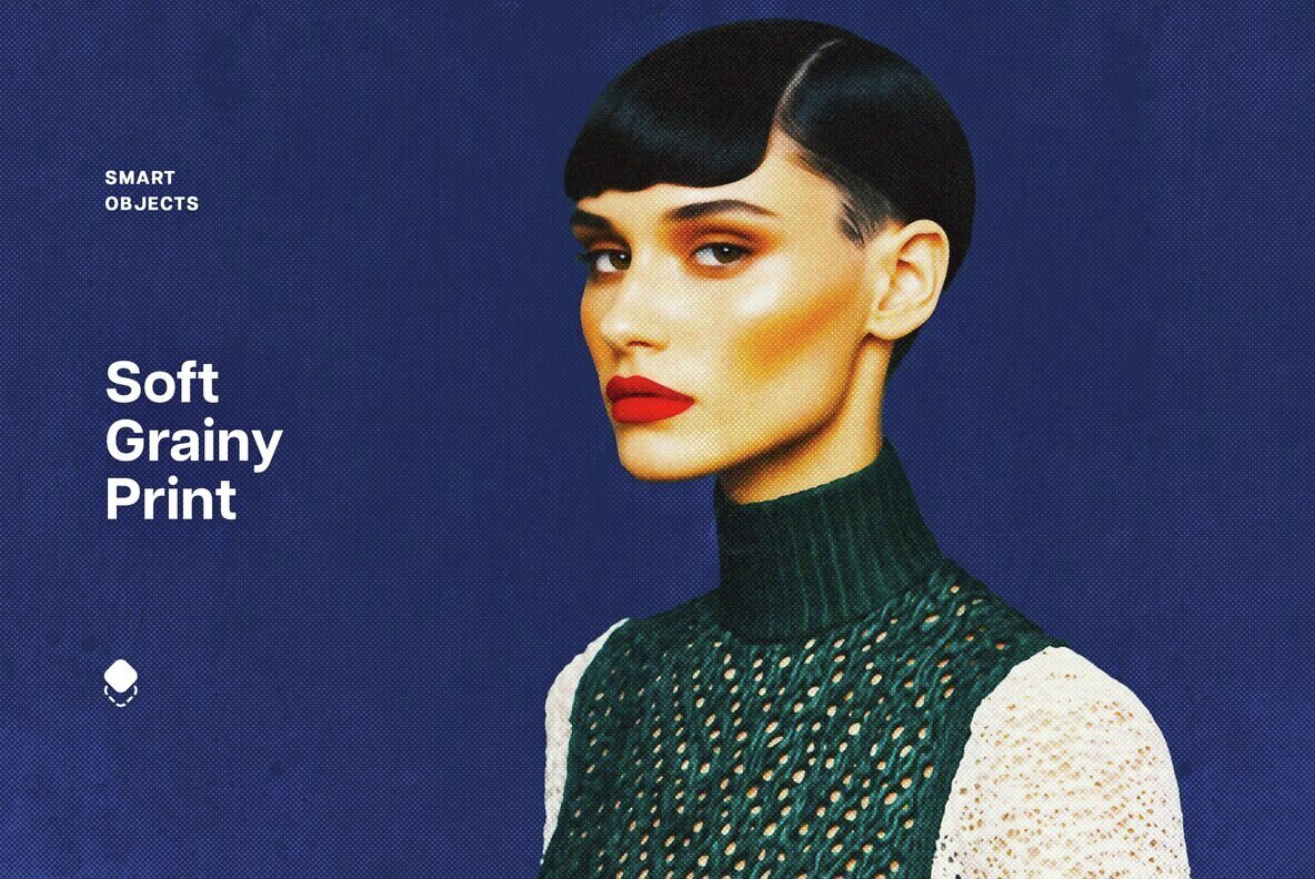 Soft Grainy Print Photo Effect 1