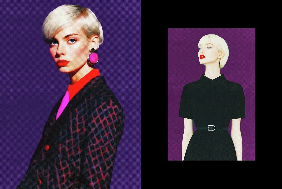 Soft Grainy Print Photo Effect 2