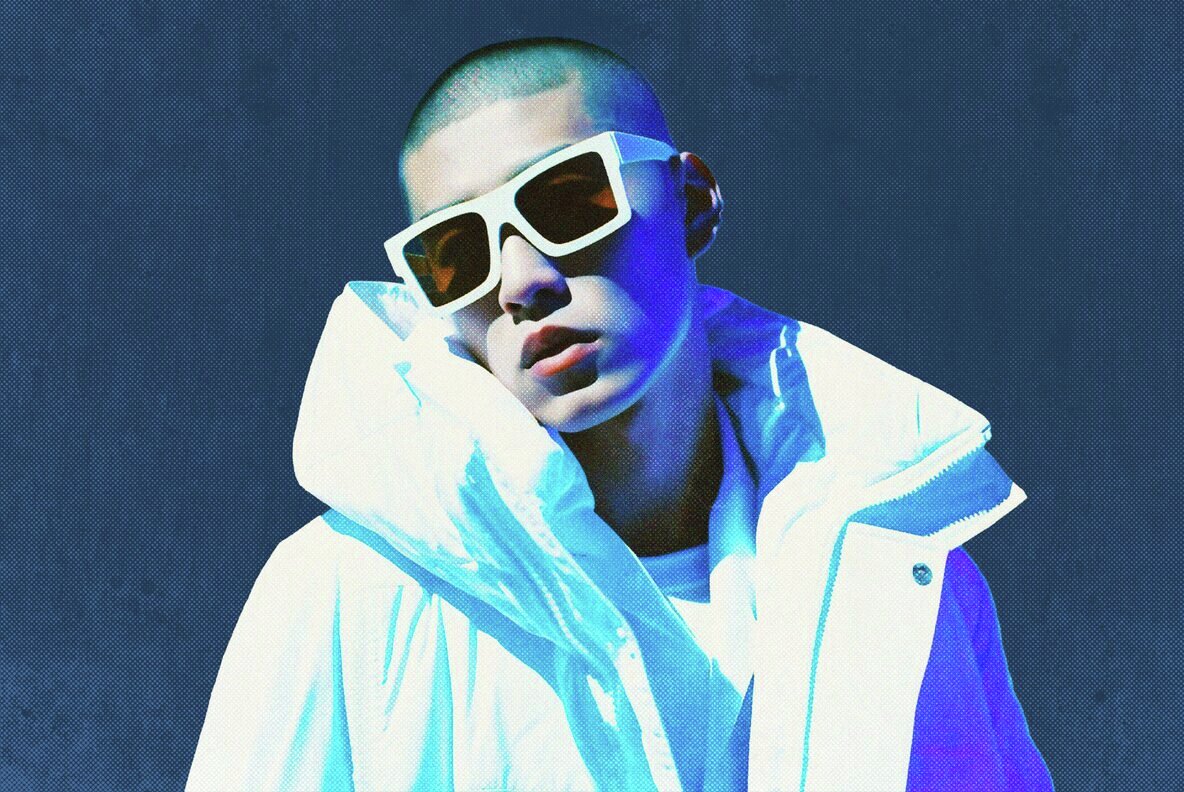 Soft Grainy Print Photo Effect 7