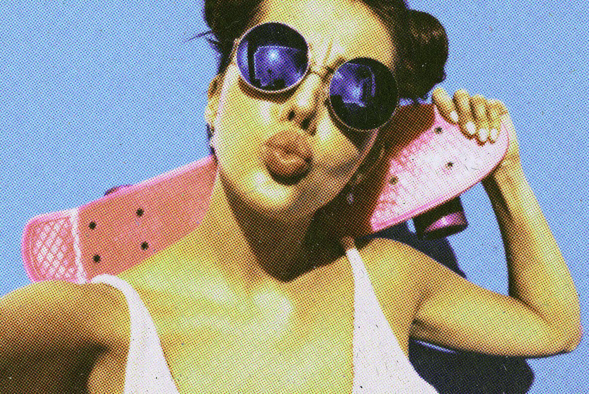 Vintage Halftone Magazine Photo Effect 3