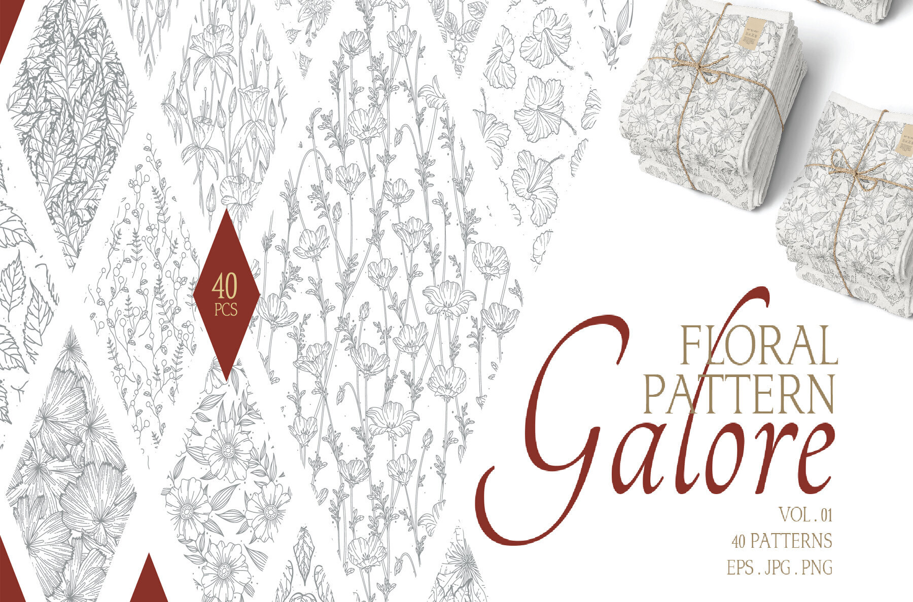 Floral Pattern Galore Vol 01 1