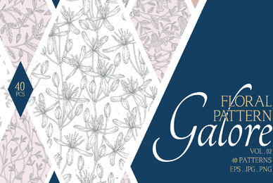 Floral Pattern Galore Vol 02