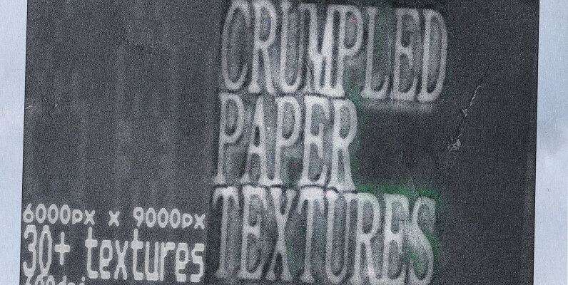 Crumpled Archive Paper Textures