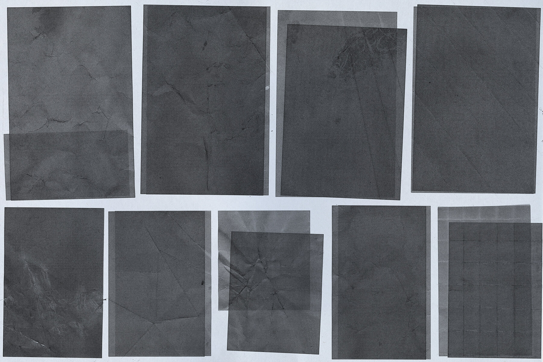 Crumpled Archive Paper Textures 3