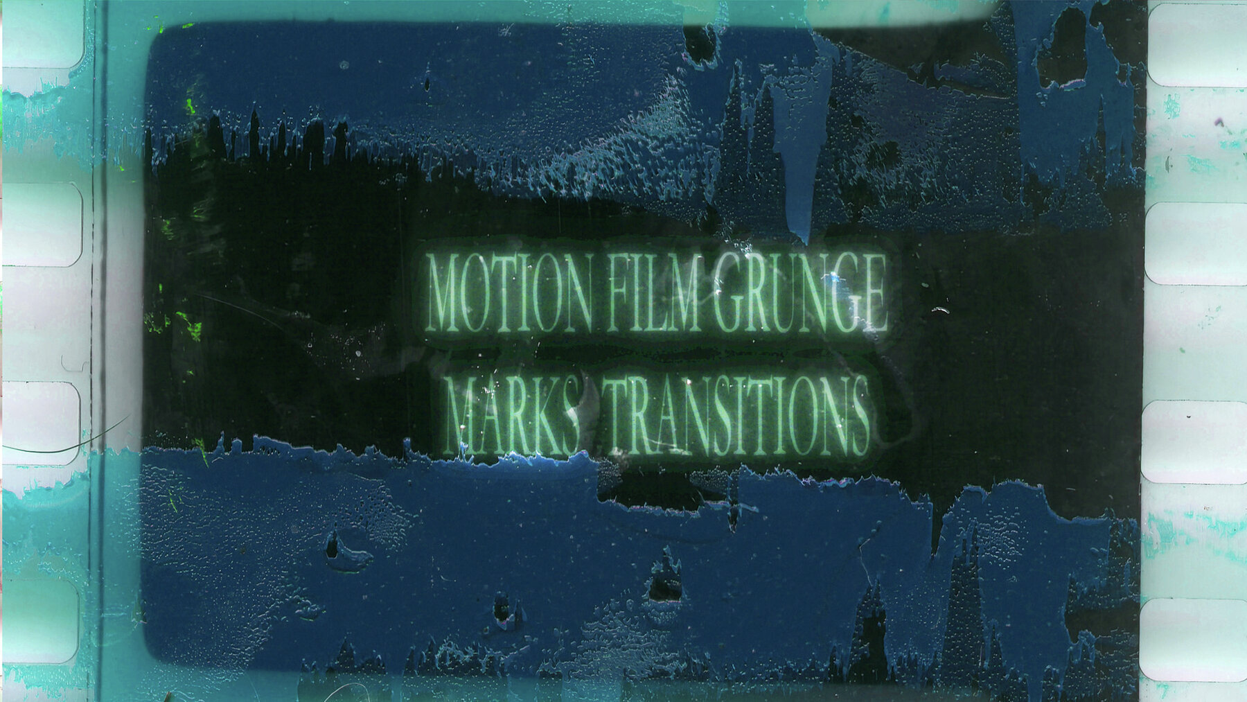 Motion Film Grunge Marks Transitions 1