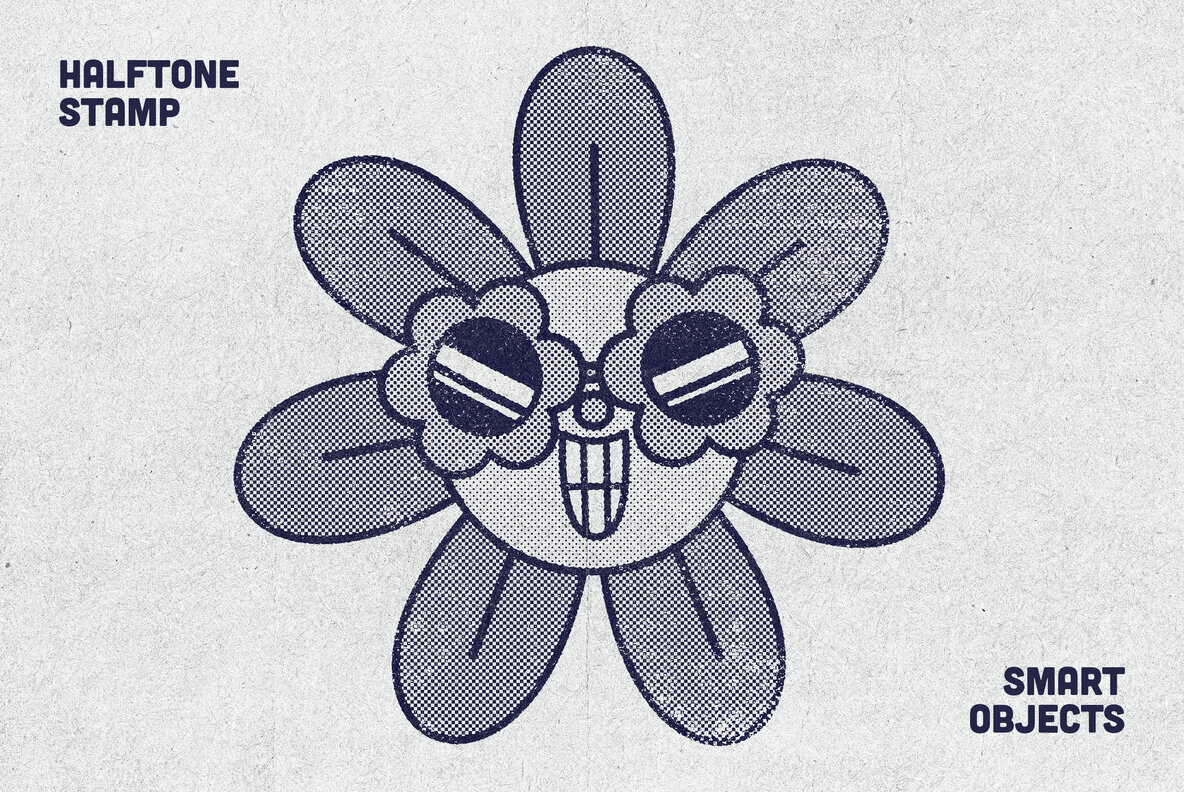 Halftone Stamping Effect 1