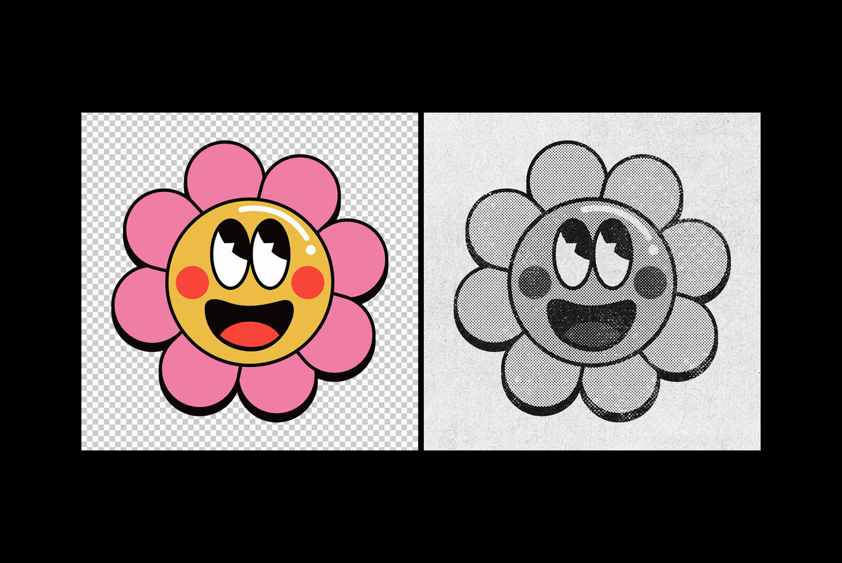 Halftone Stamping Effect 2