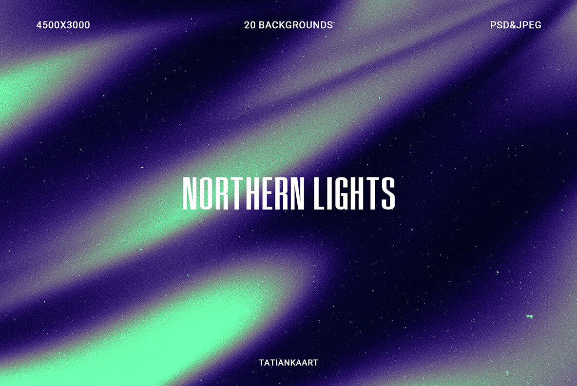 Northern Lights Gradient Textures 1