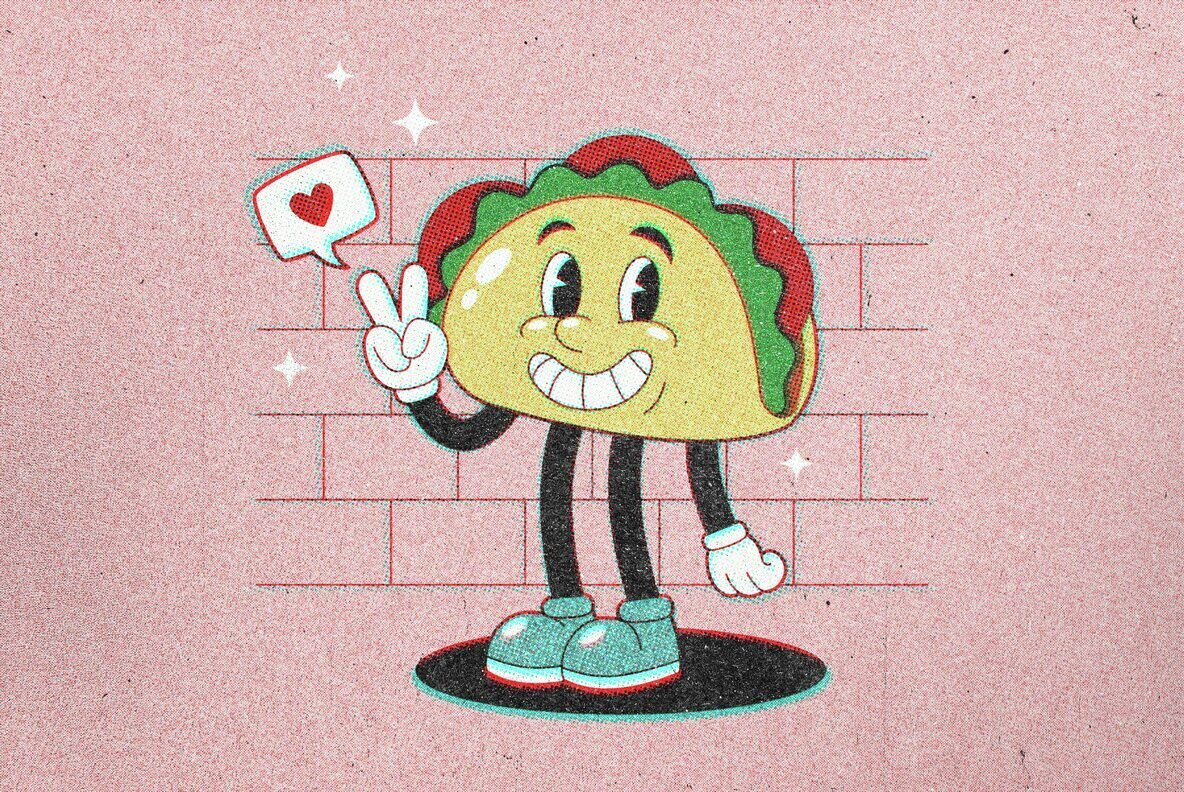 Retro Misprint Design Effect 3