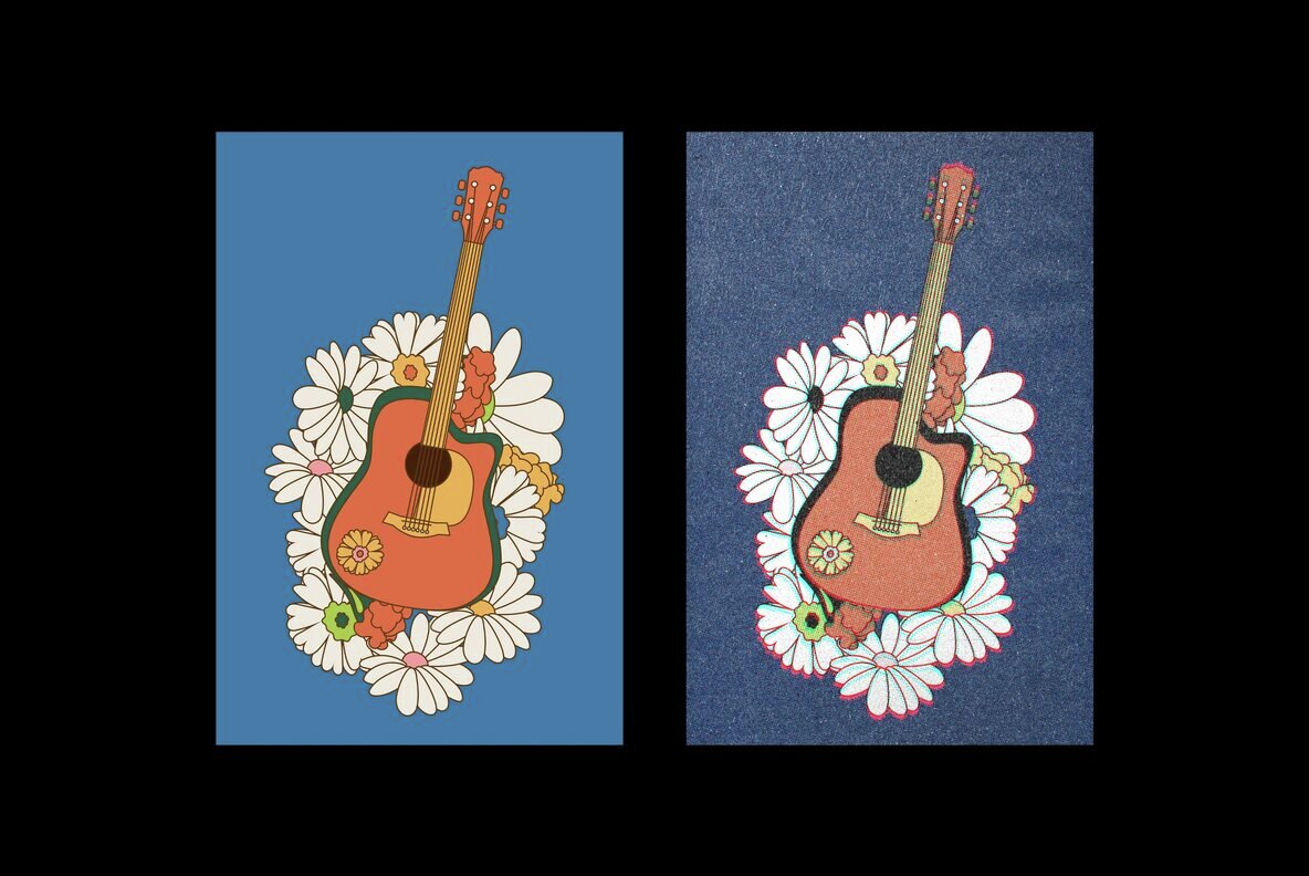 Retro Misprint Design Effect 4