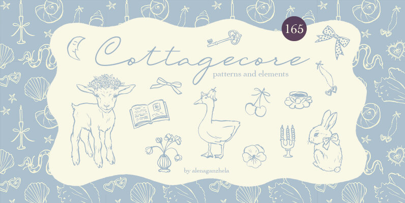 Cottagecore Patterns and Elements