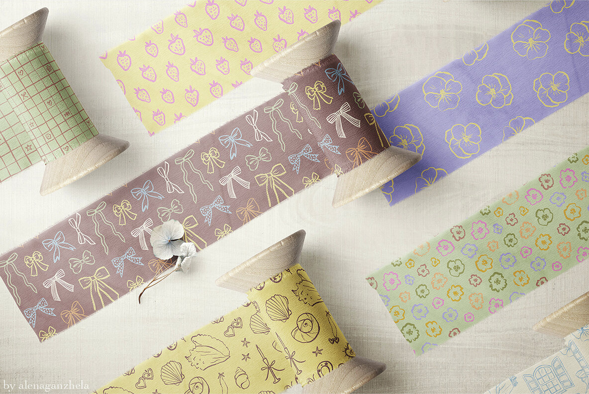 Cottagecore Patterns and Elements 2