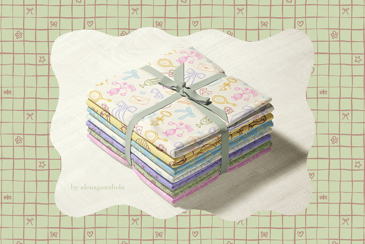 Cottagecore Patterns and Elements 5