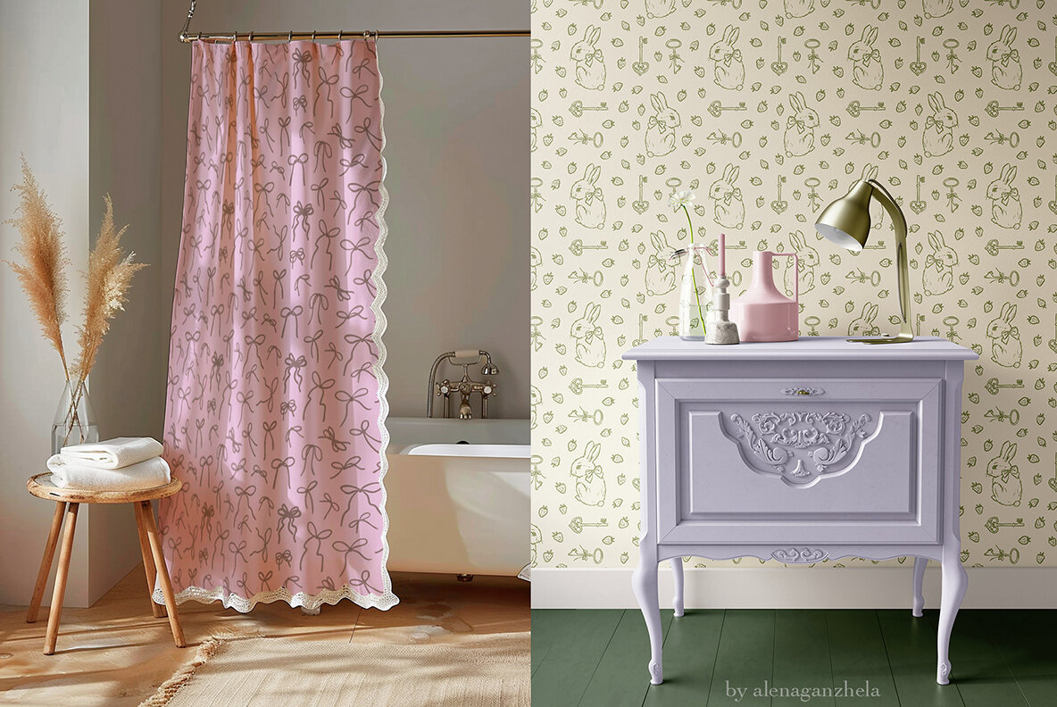 Cottagecore Patterns and Elements 7