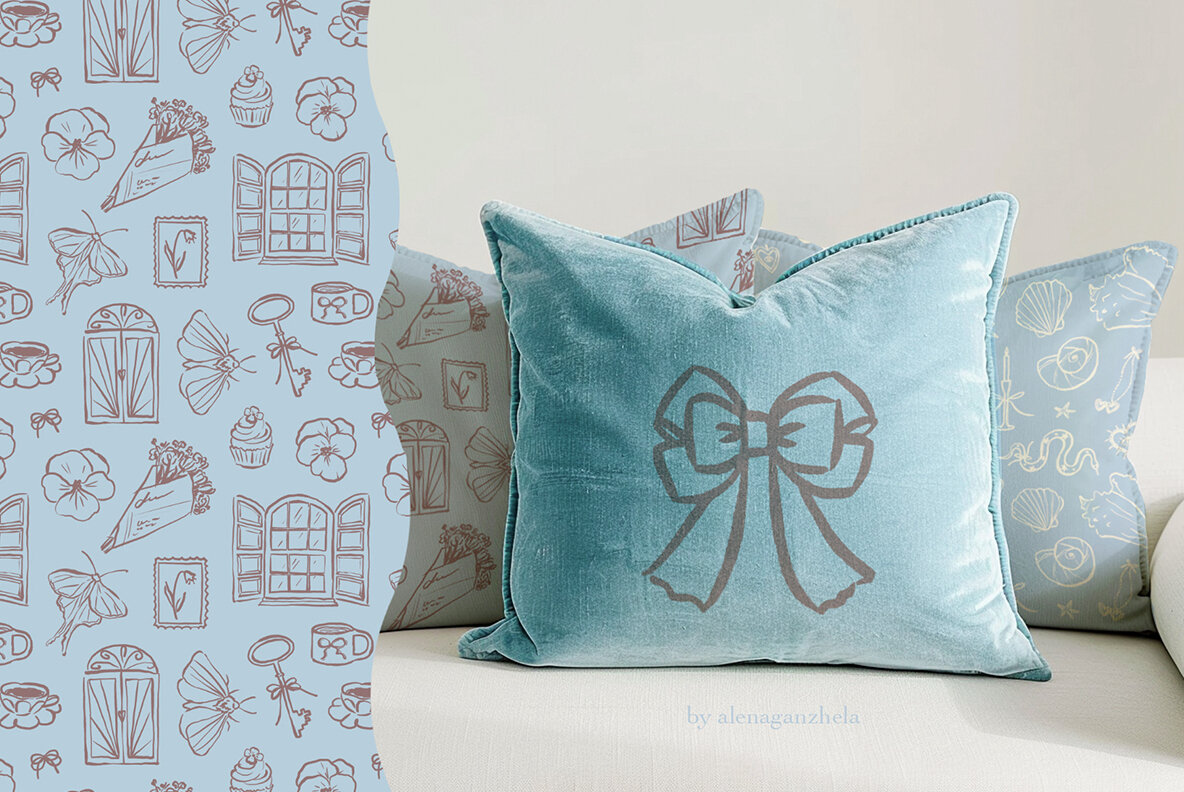 Cottagecore Patterns and Elements 11