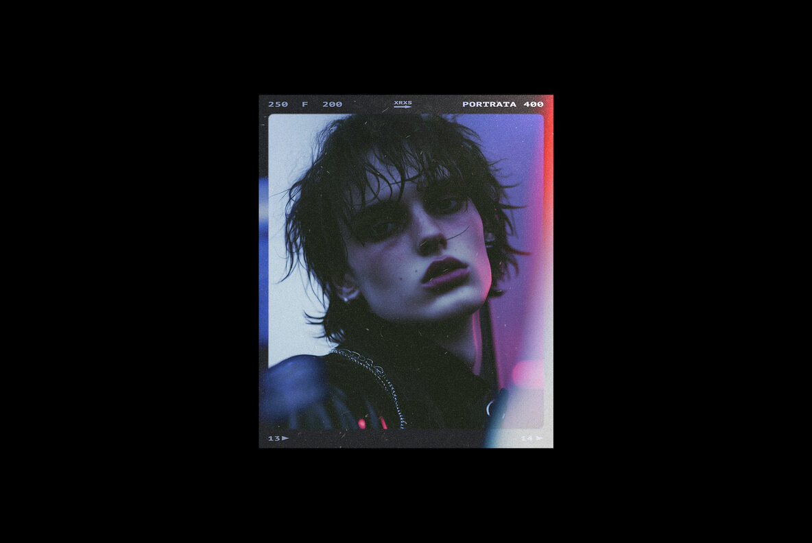 Retro Film Frames Mockups 3