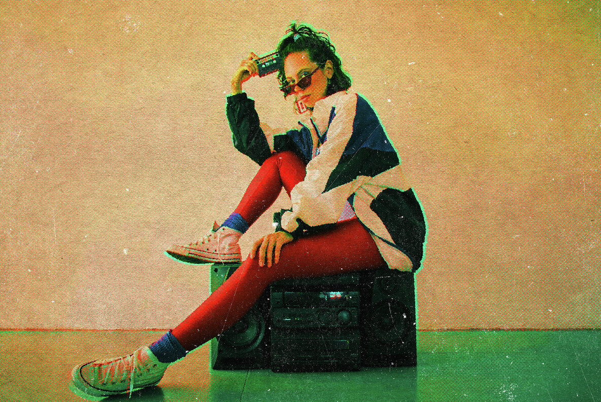 Grunge Print Photo Effect 3