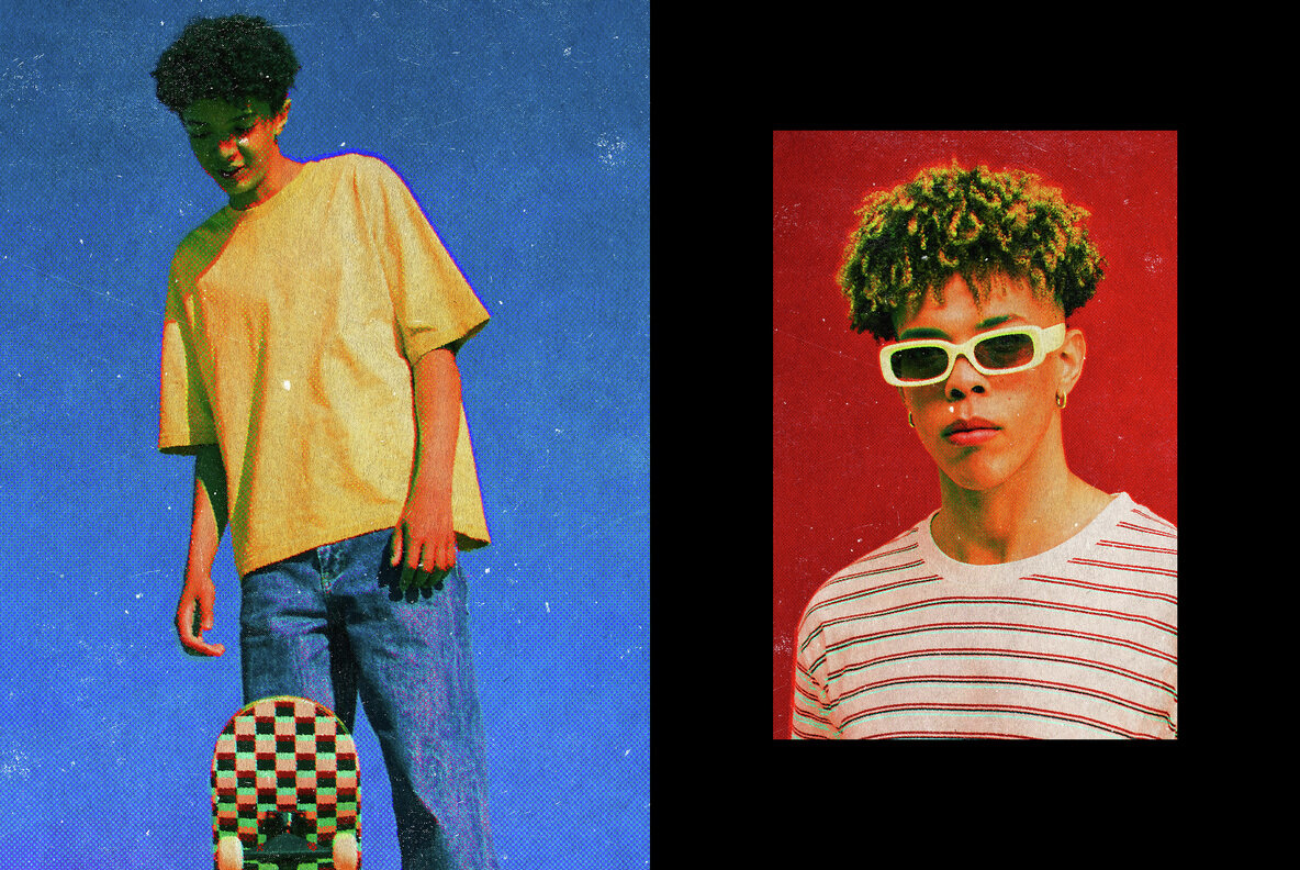 Grunge Print Photo Effect 6