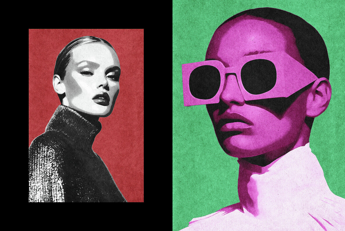 Popart Magazine Print Effect 2
