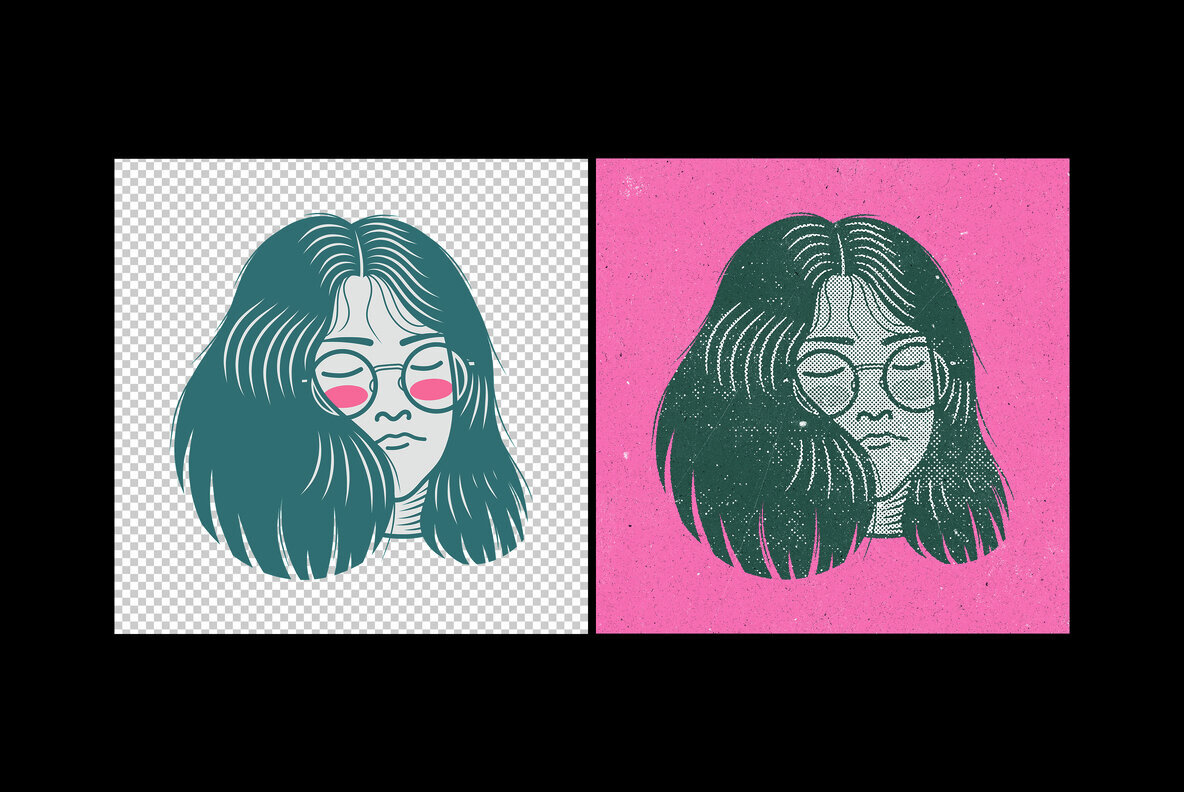 Print Stamp Effect 2