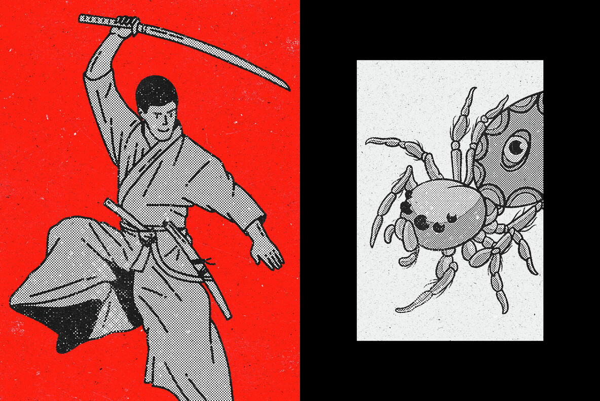 Print Stamp Effect 6