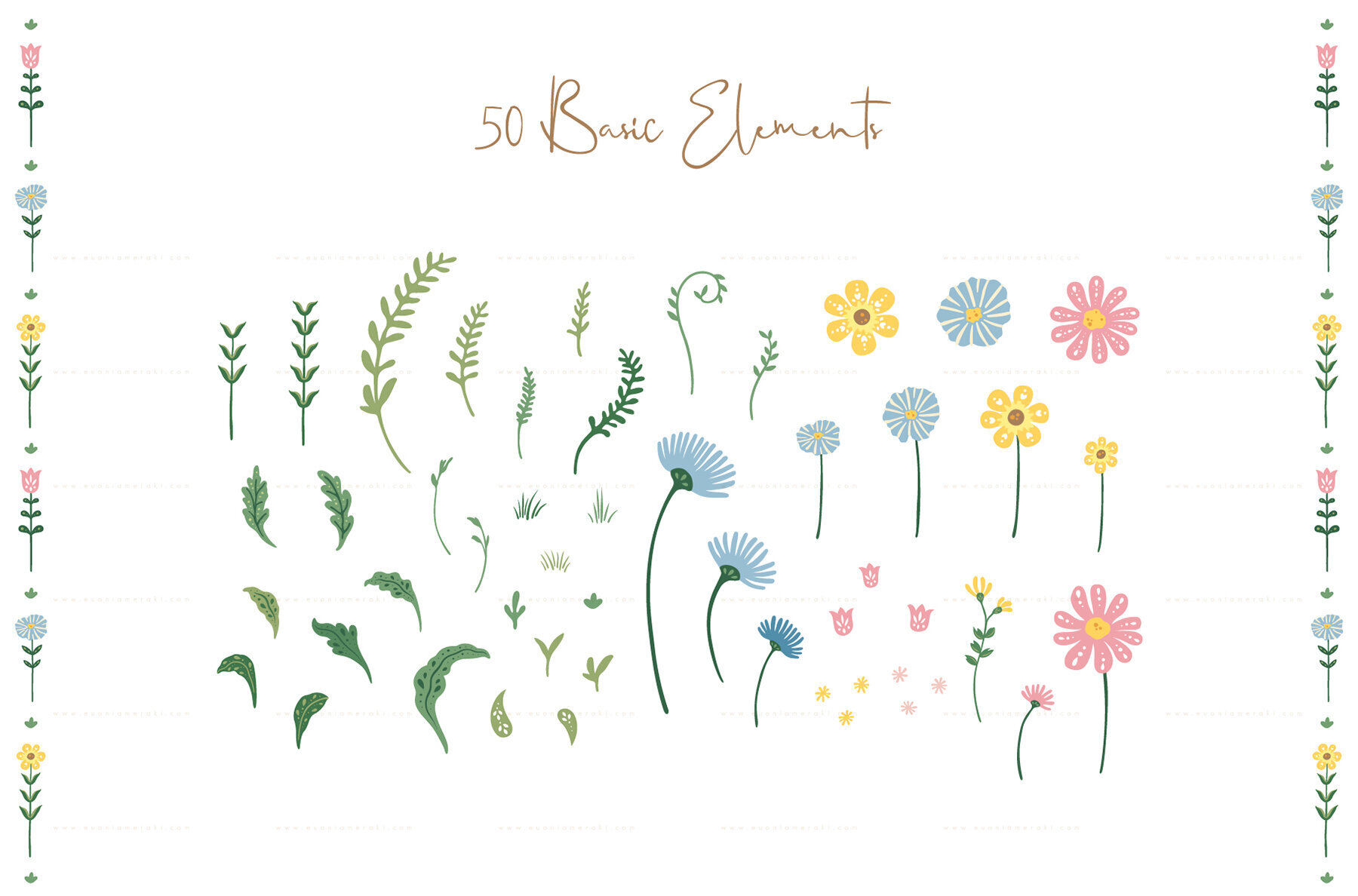 Easter Bunny and Eggs Illustrations 3