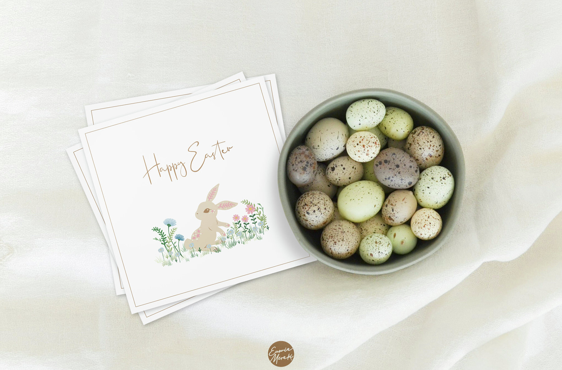 Easter Bunny and Eggs Illustrations 11