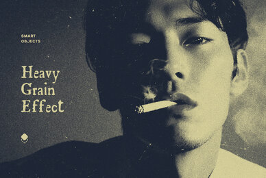 Heavy Grain Photo Effect