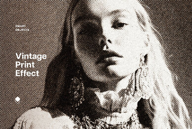 Vintage Printer Photo Effect