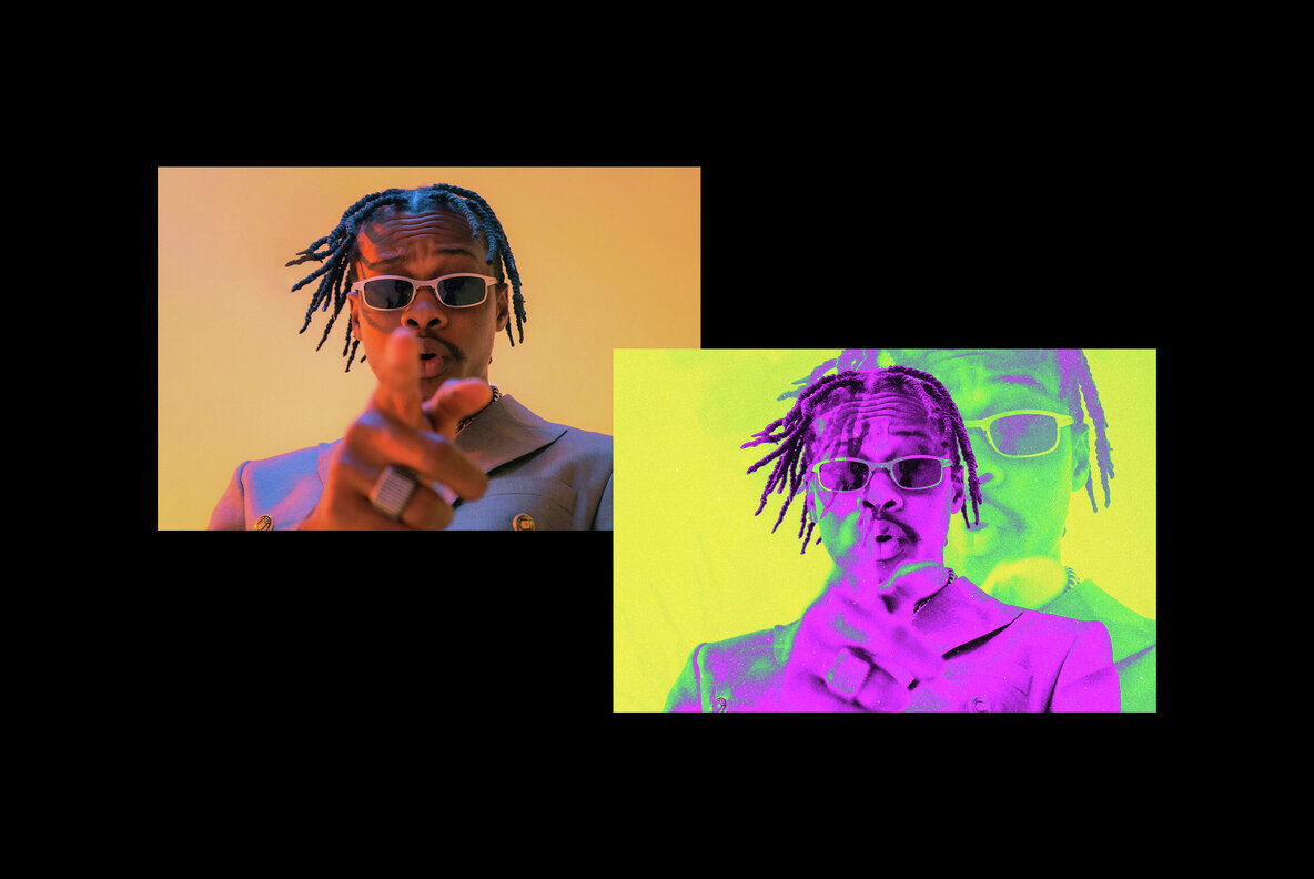 Acid Neon Negative Photo Effect 2