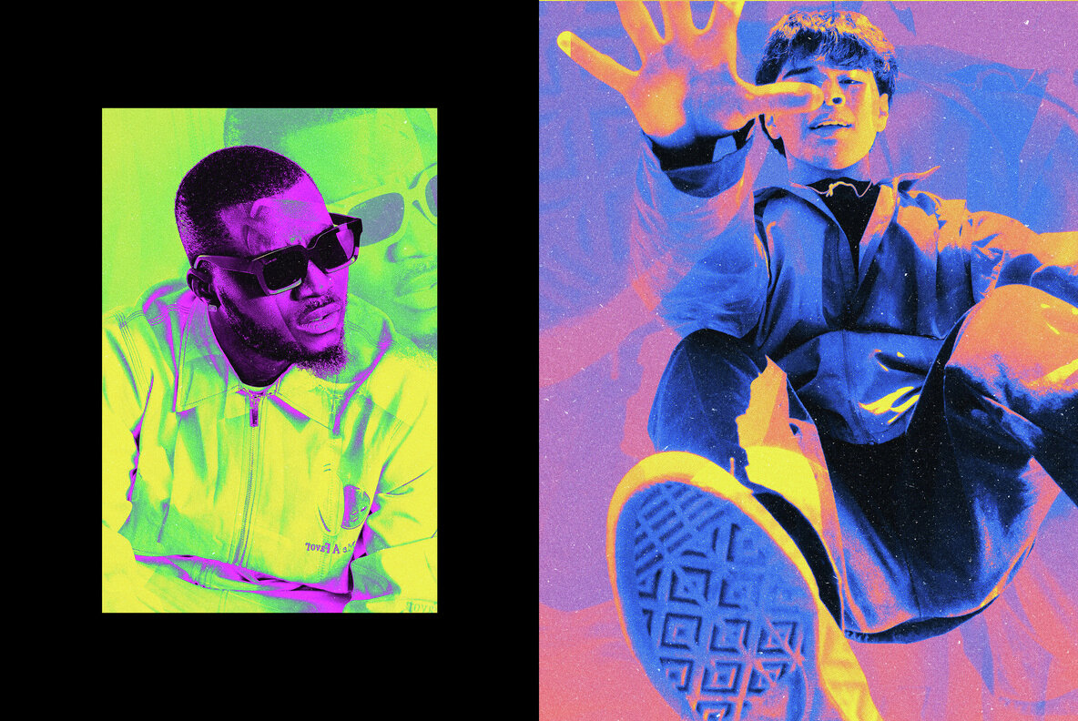 Acid Neon Negative Photo Effect 4