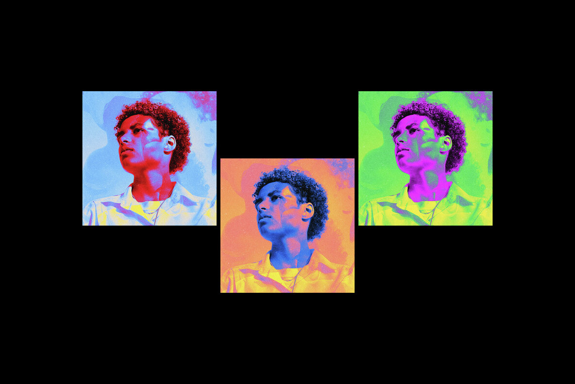 Acid Neon Negative Photo Effect 5