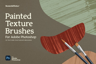 Painted Texture Brushes for Adobe Photoshop