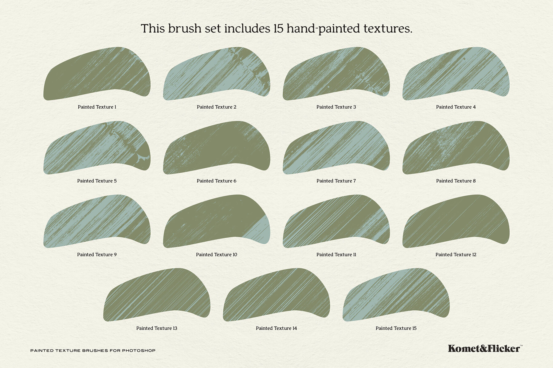 Painted Texture Brushes for Adobe Photoshop 3