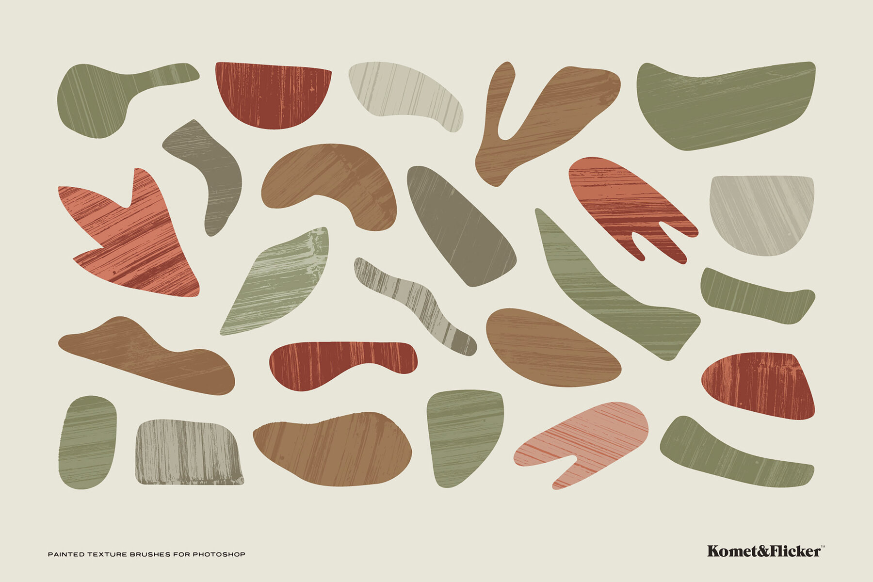 Painted Texture Brushes for Adobe Photoshop 7