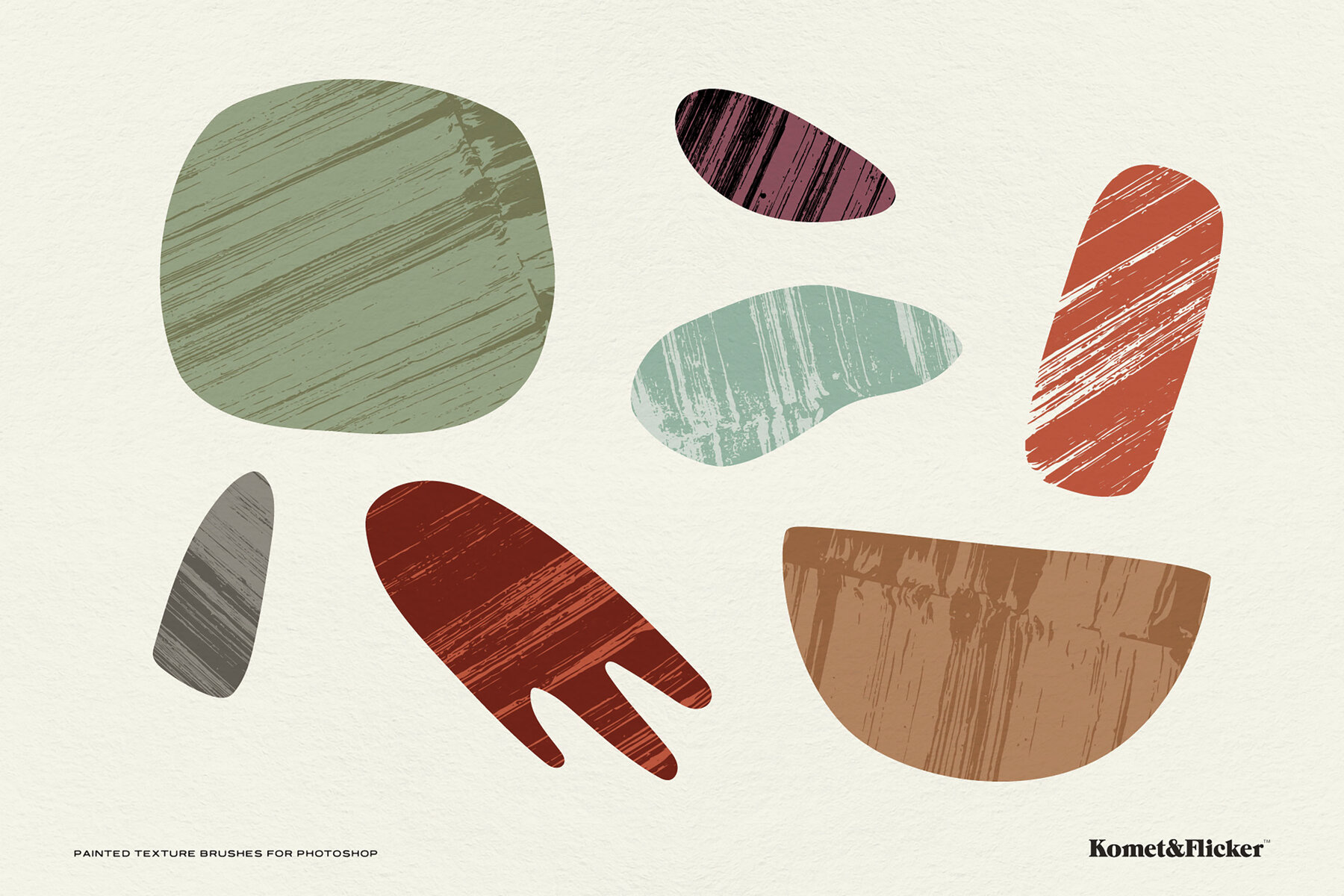Painted Texture Brushes for Adobe Photoshop 9