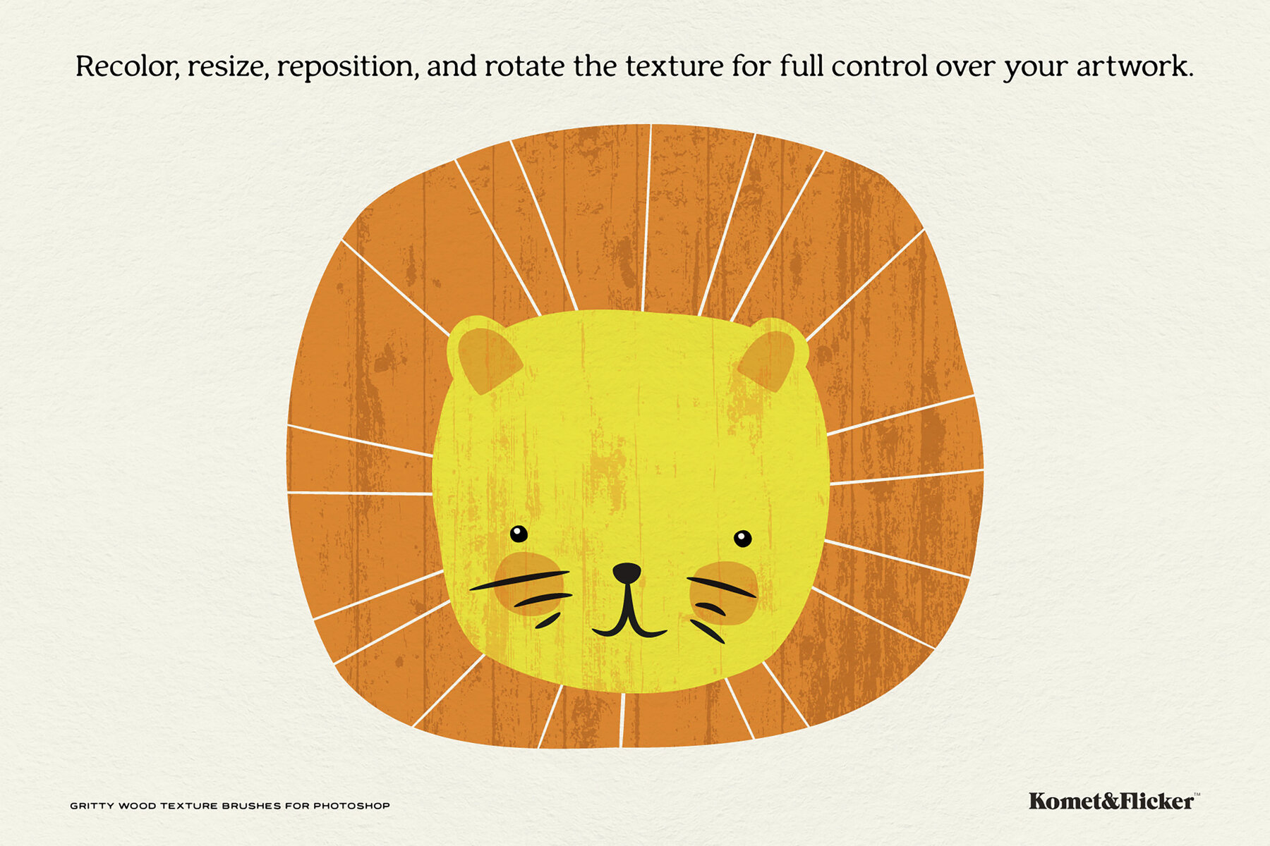 Gritty Wood Texture Brushes for Adobe Photoshop 5