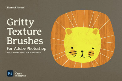 Gritty Texture Brushes for Adobe Photoshop