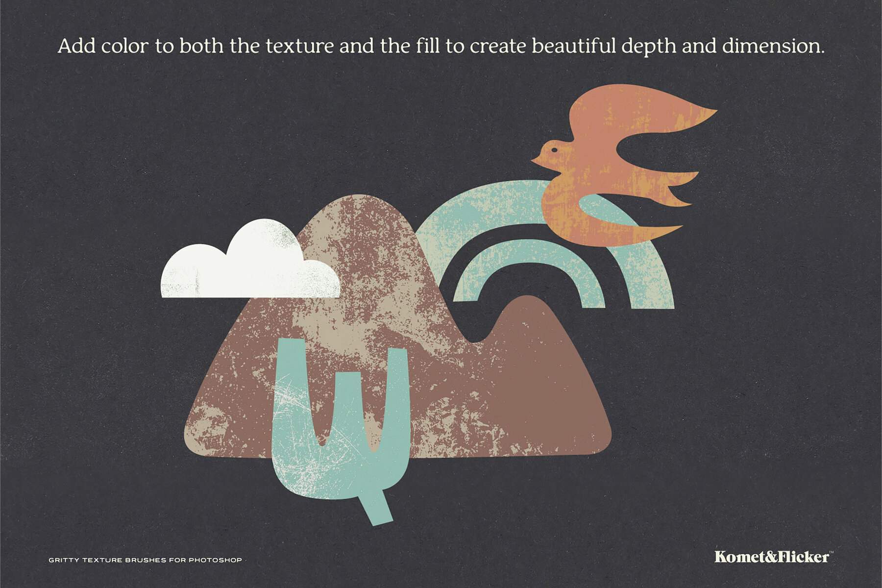 Gritty Texture Brushes for Adobe Photoshop 5