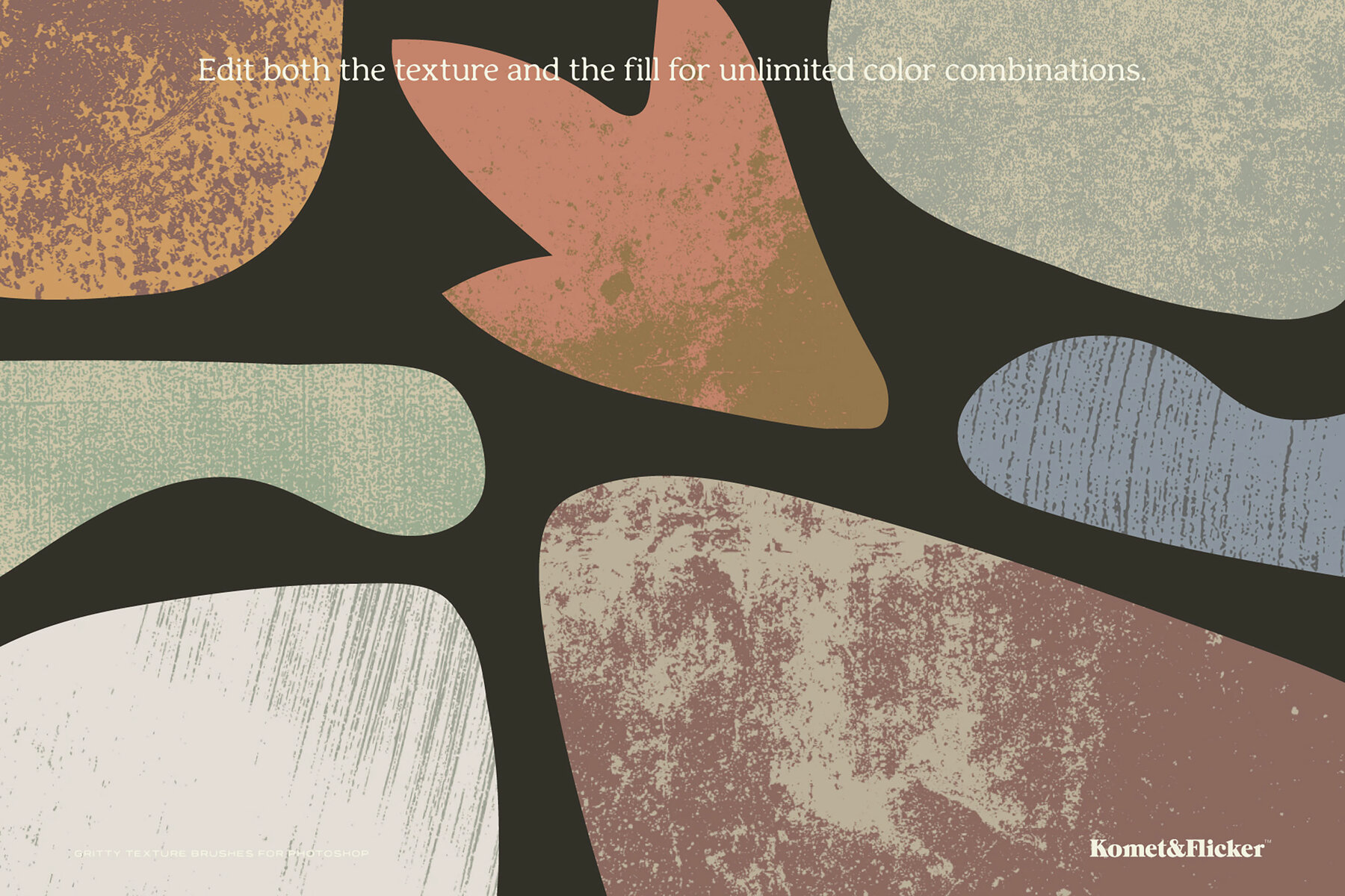 Gritty Texture Brushes for Adobe Photoshop 8