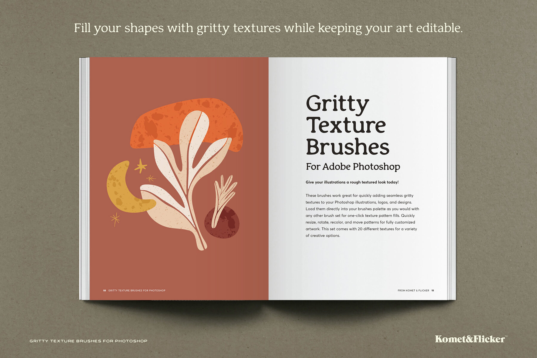 Gritty Texture Brushes for Adobe Photoshop 8
