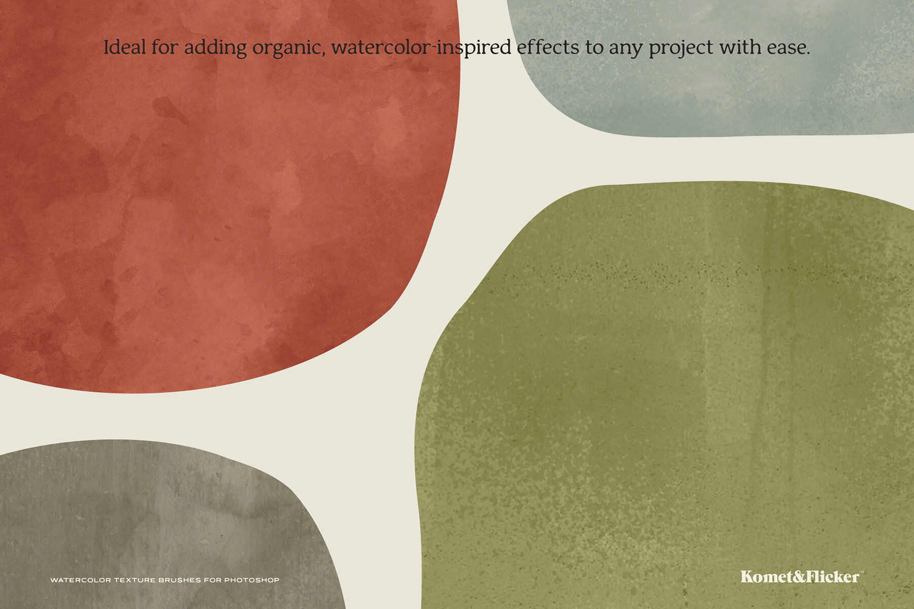 Watercolor Texture Brushes for Adobe Photoshop 4
