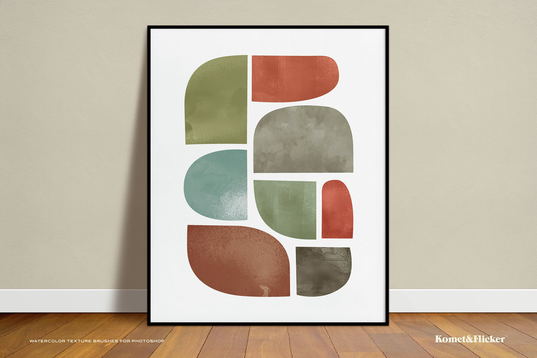 Watercolor Texture Brushes for Adobe Photoshop 5