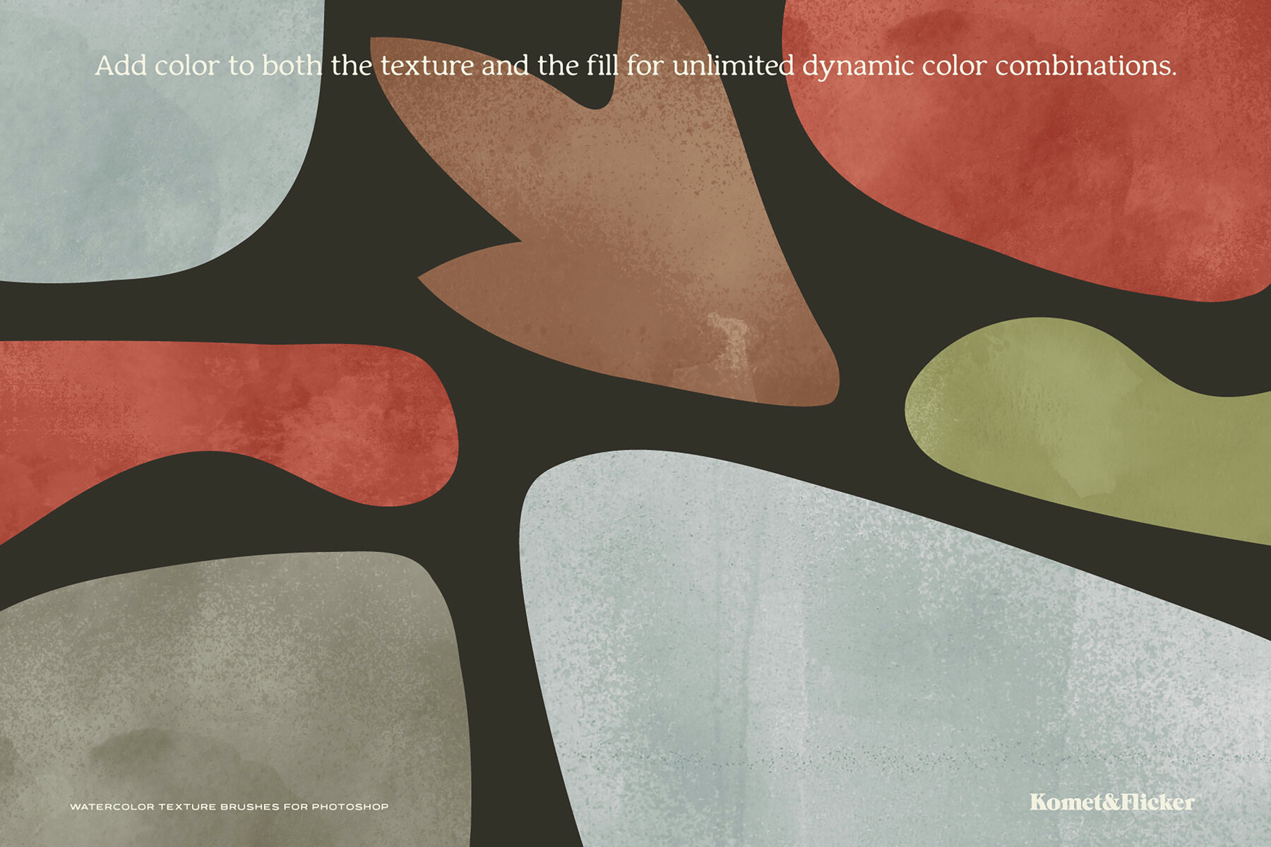 Watercolor Texture Brushes for Adobe Photoshop 11