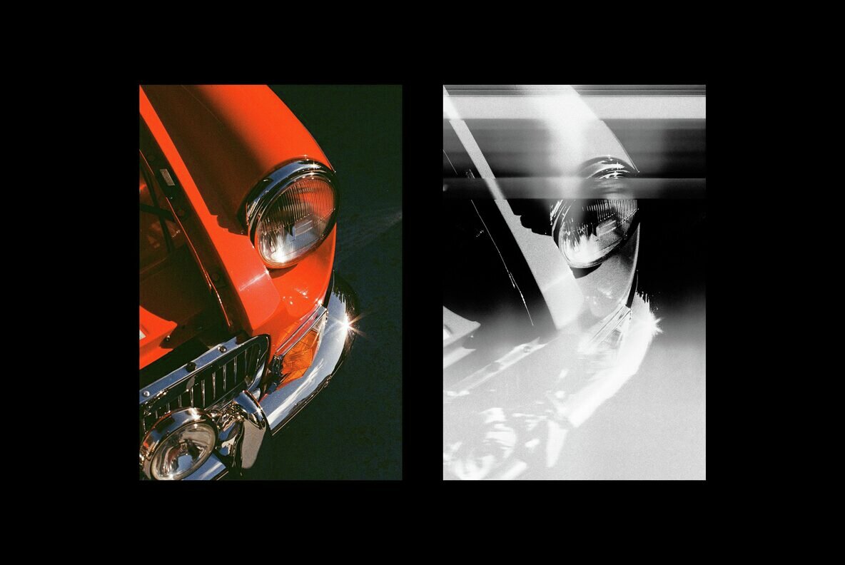 Black and White Broken Scanner Photo Effect 4