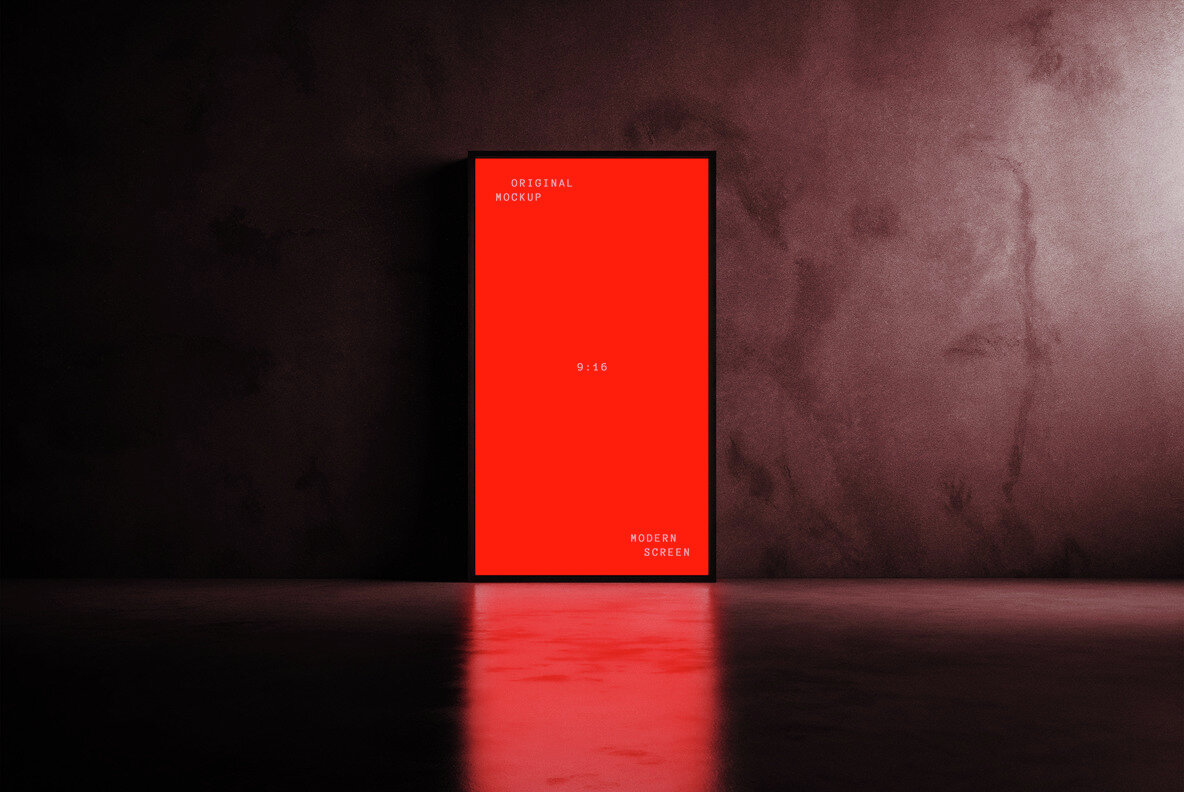 Vertical Screen Mockup 4
