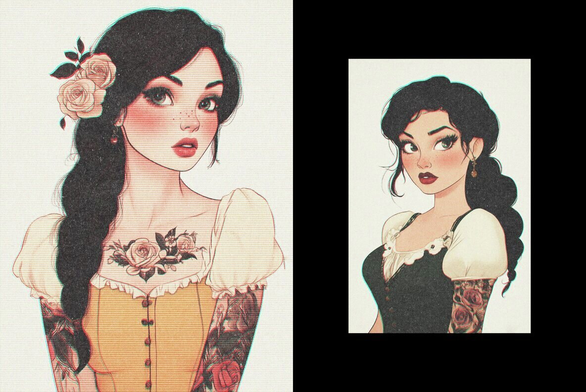 Old Screen Print Design Effect 2