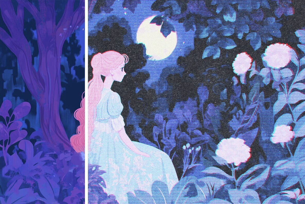 Old Screen Print Design Effect 5